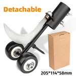 Weed Roller Root Removing Attachable Handle