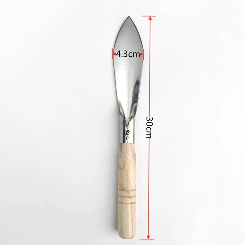 Weeding Tool Stainless Steel Blade & Ergonomic Wooden Handle