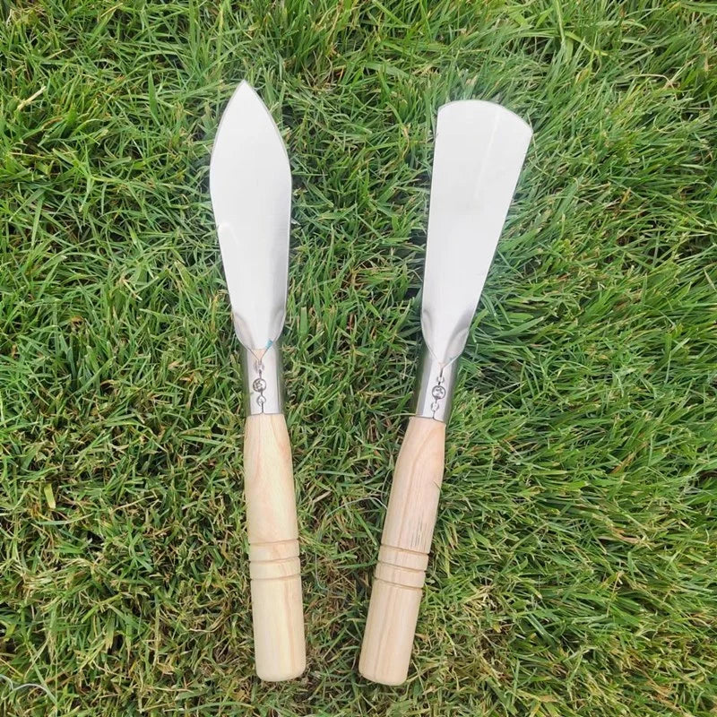 Weeding Tool Stainless Steel Blade & Ergonomic Wooden Handle