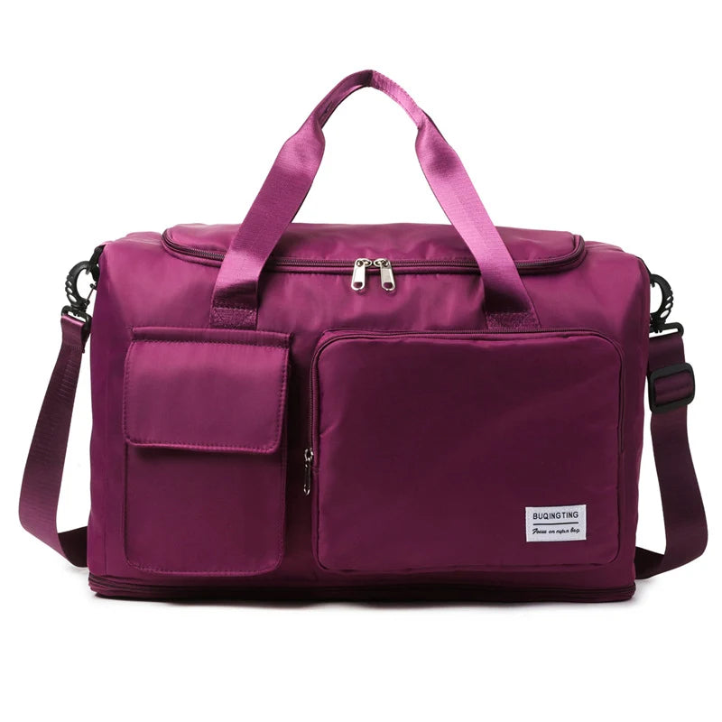 Weekend Duffel Bag Spacious & Lightweight Multiple Pockets
