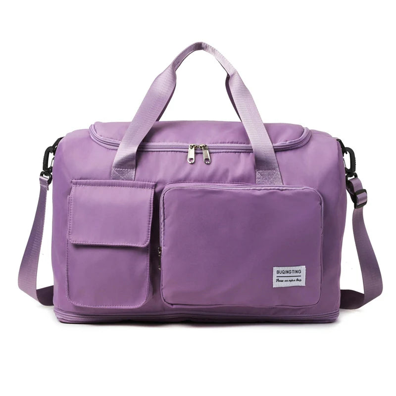 Weekend Duffel Bag Spacious & Lightweight Multiple Pockets