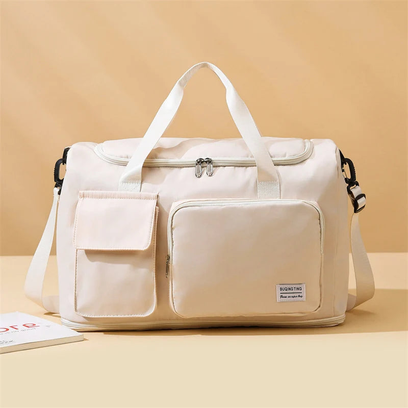 Weekend Duffel Bag Spacious & Lightweight Multiple Pockets