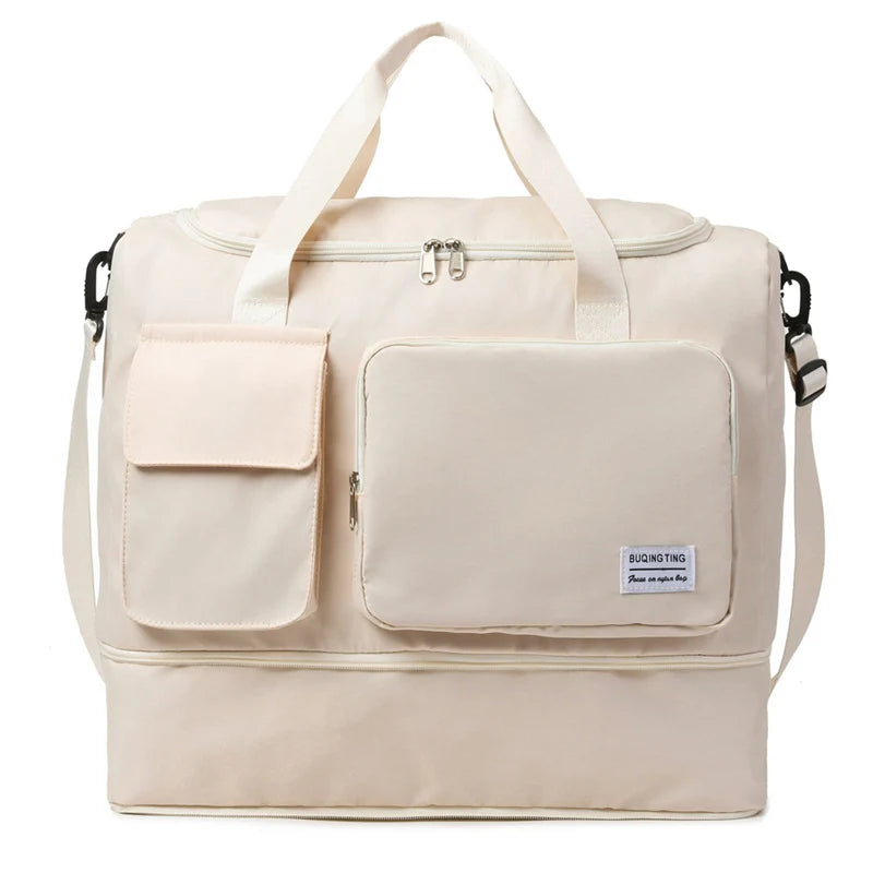 Weekend Duffel Bag Spacious & Lightweight Multiple Pockets