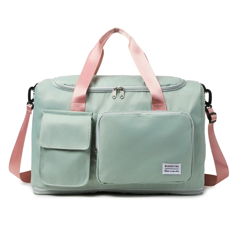 Weekend Duffel Bag Spacious & Lightweight Multiple Pockets