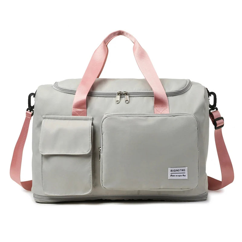 Weekend Duffel Bag Spacious & Lightweight Multiple Pockets
