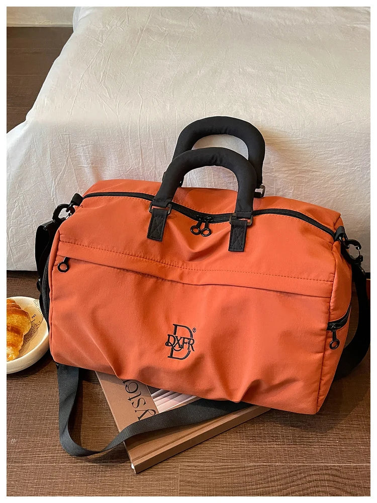 Weekend Duffel Bag Spacious Water-Resistant Multiple Pockets