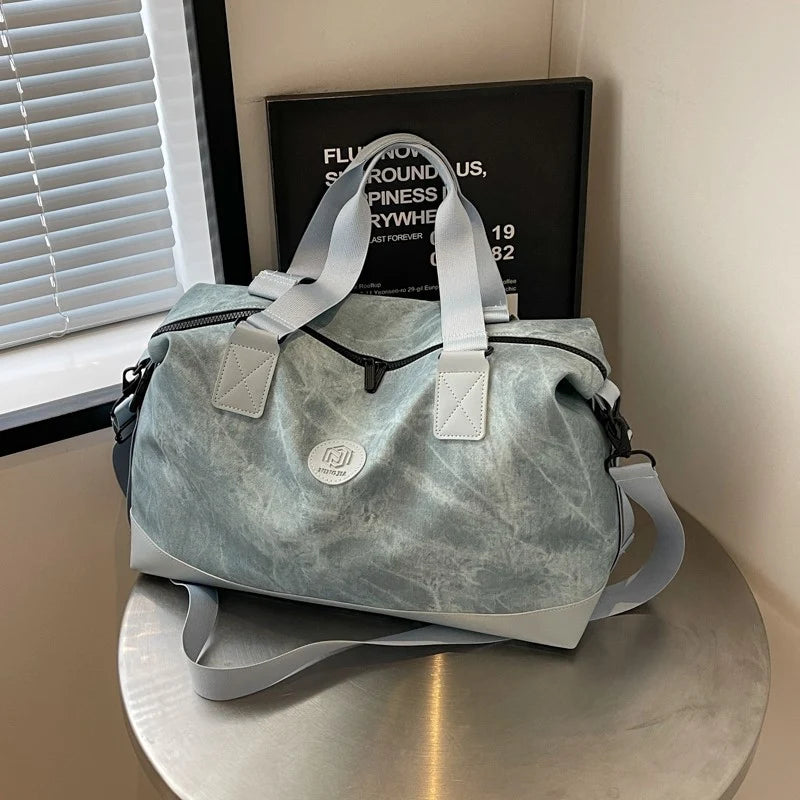 Weekend Duffle Bag Durable Water-Resistant Multiple Pockets