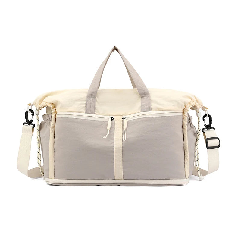 Weekend Duffle Bag Expandable Compartments Adjustable Shoulder Strap