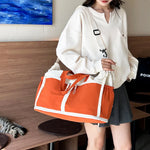 Weekend Duffle Bag Expandable Compartments Adjustable Shoulder Strap