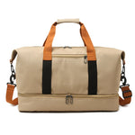 Weekend Duffle Bag Large Capacity Water-Resistant Padded Shoulder Straps