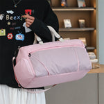 Weekend Travel Bag Large Capacity Detachable Strap & Multiple Pockets