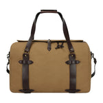 Weekender Bag Canvas Leather Accents Padded Adjustable Handles