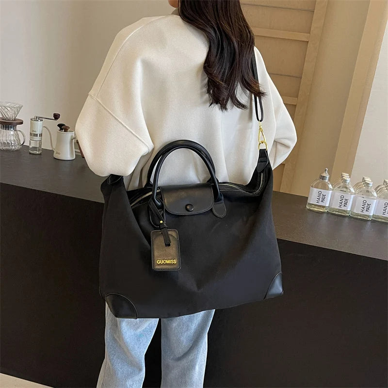Weekender Bag Premium Canvas Spacious Interior & Adjustable Strap