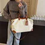 Weekender Bag Premium Canvas Spacious Interior & Adjustable Strap