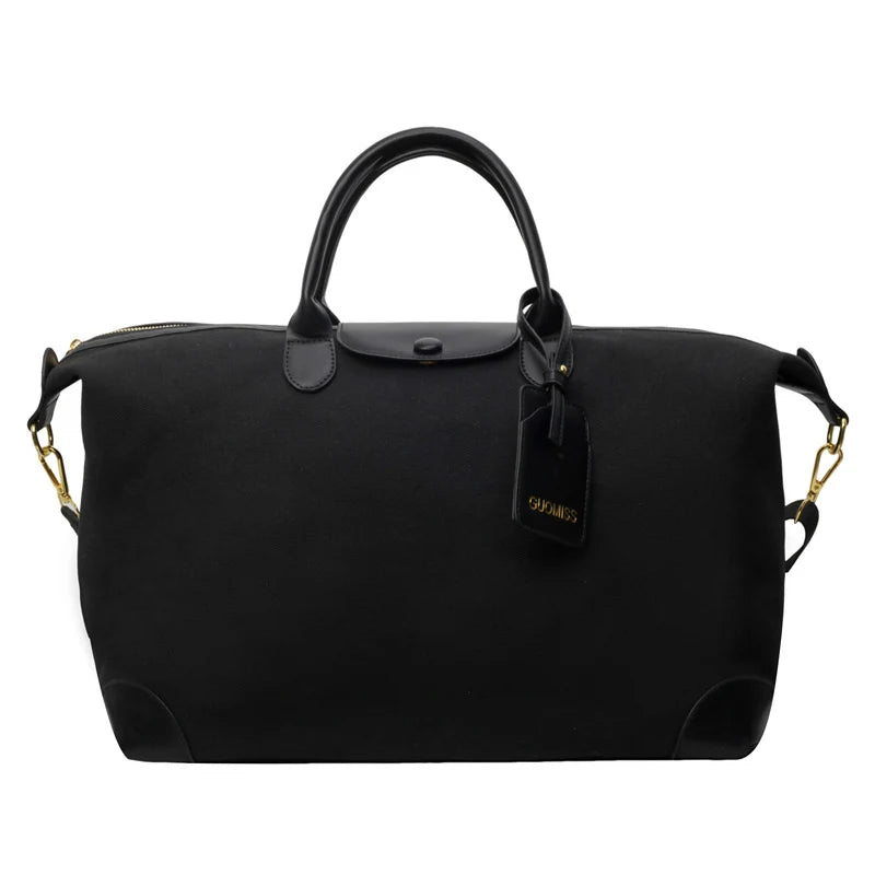 Weekender Bag Premium Canvas Spacious Interior & Adjustable Strap