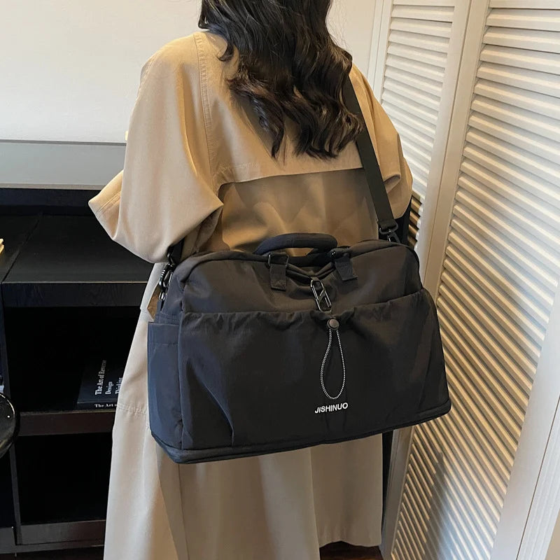 Weekender Bag Spacious Multi-Pocket Durable Fabric