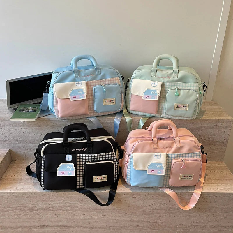 Weekender Bag Spacious Multiple Pockets Adjustable Strap