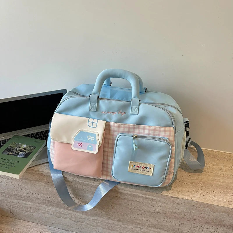 Weekender Bag Spacious Multiple Pockets Adjustable Strap