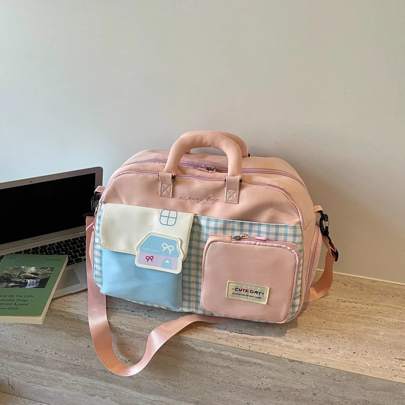 Weekender Bag Spacious Multiple Pockets Adjustable Strap