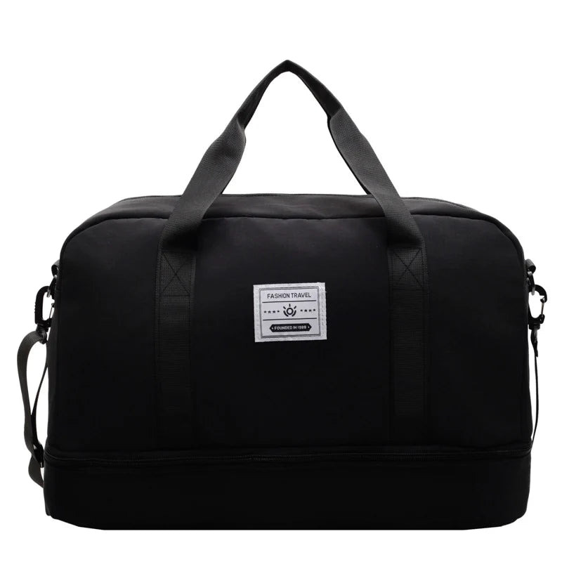 Weekender Bag Spacious Water-Resistant Adjustable Padded Strap