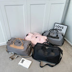 Weekender Bag Water-Resistant Multiple Compartments & Removable Strap