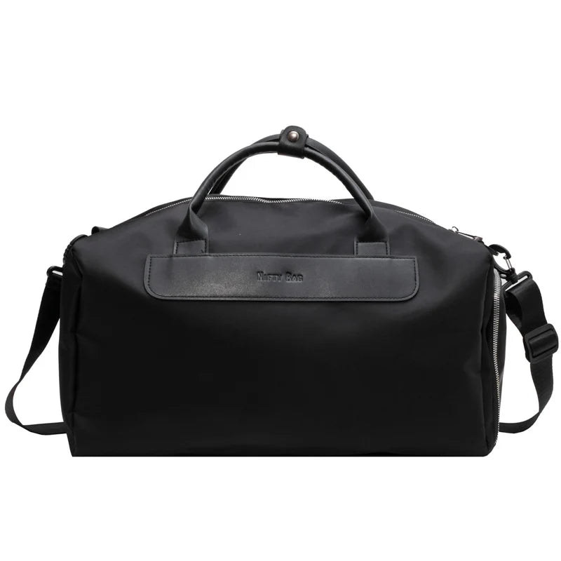 Weekender Bag Water-Resistant Multiple Compartments & Removable Strap