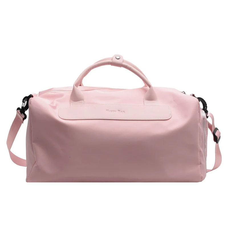 Weekender Bag Water-Resistant Multiple Compartments & Removable Strap
