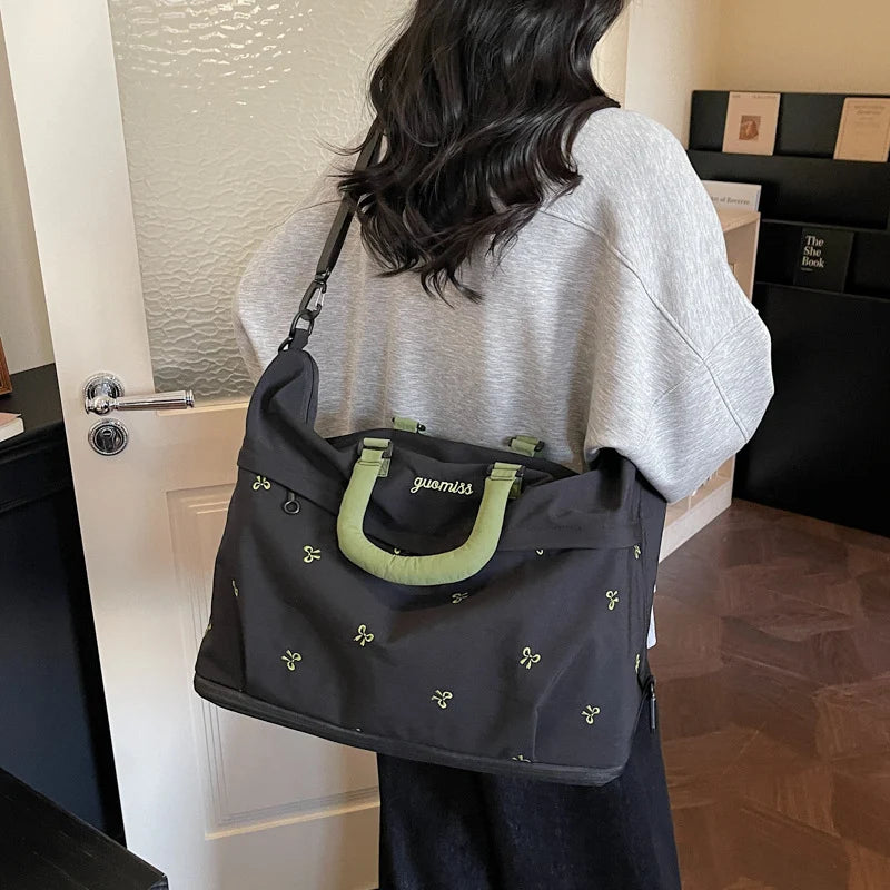 Weekender Bag Water-Resistant Separate Shoe & Wet Pocket