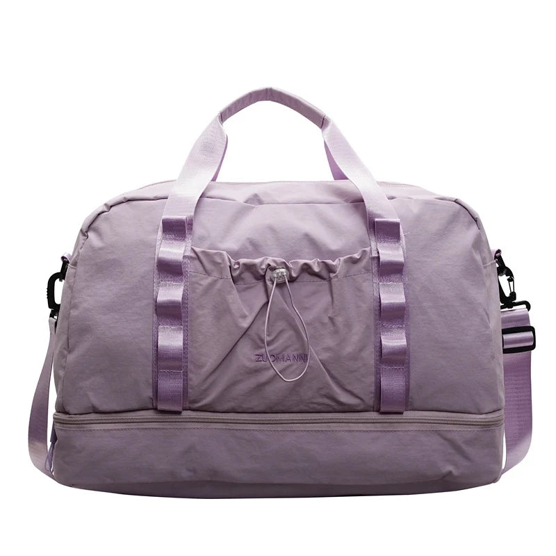 Weekender Bag Water-Resistant Shoe Compartment & Padded Strap