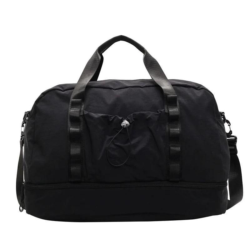 Weekender Bag Water-Resistant Shoe Compartment & Padded Strap