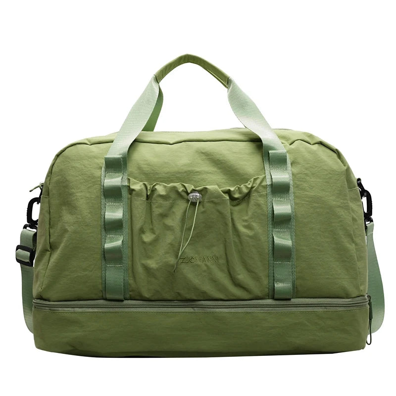 Weekender Bag Water-Resistant Shoe Compartment & Padded Strap