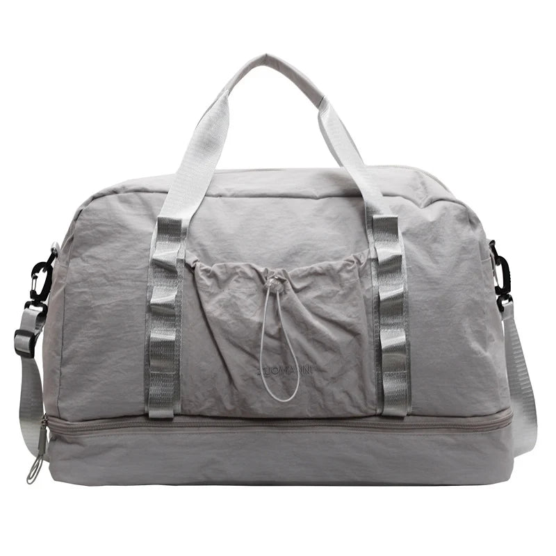 Weekender Bag Water-Resistant Shoe Compartment & Padded Strap