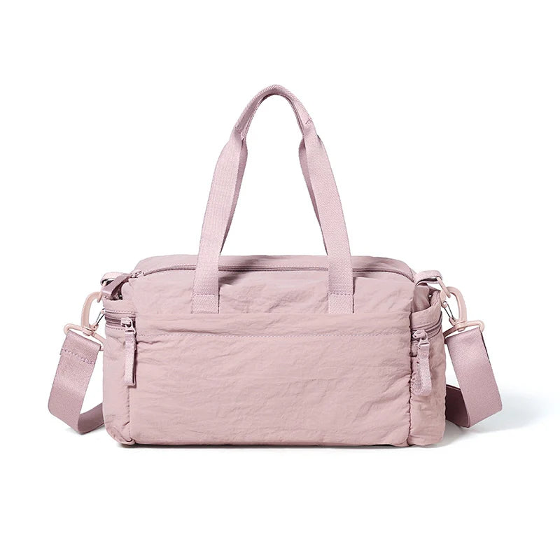 Weekender Bag Weather-Resistant Zippered Pockets & Adjustable Straps