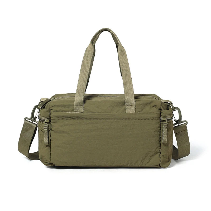 Weekender Bag Weather-Resistant Zippered Pockets & Adjustable Straps