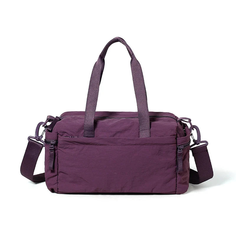 Weekender Bag Weather-Resistant Zippered Pockets & Adjustable Straps