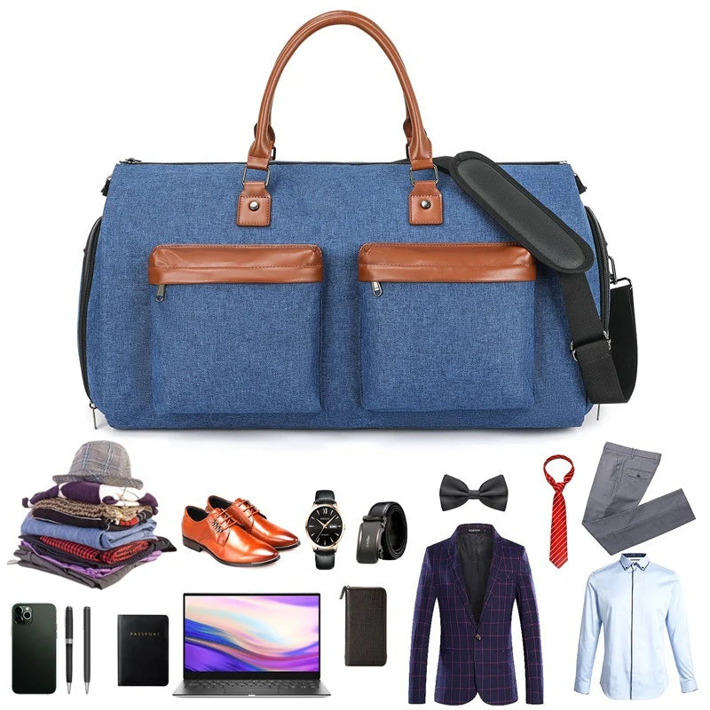 Weekender Duffel Bag Spacious Main Compartment & Exterior Pockets