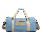 Weekender Duffel Bag Water-Resistant Fabric Multiple Pockets Carry-On Friendly