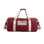 Weekender Duffel Bag Water-Resistant Fabric Multiple Pockets Carry-On Friendly