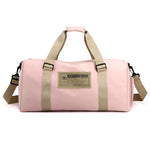 Weekender Duffel Bag Water-Resistant Fabric Multiple Pockets Carry-On Friendly