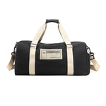 Weekender Duffel Bag Water-Resistant Fabric Multiple Pockets Carry-On Friendly