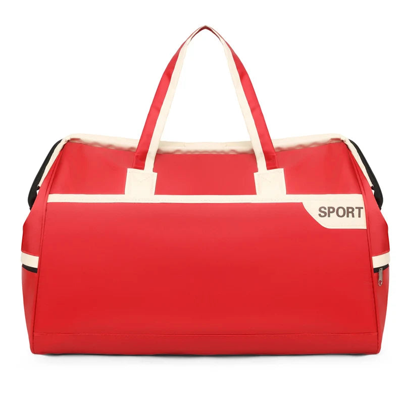 Weekender Duffel Bag Water-Resistant Multiple Pockets & Adjustable Strap