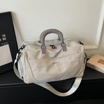 Weekender Duffel Bag Water-Resistant Multiple Pockets & Padded Strap