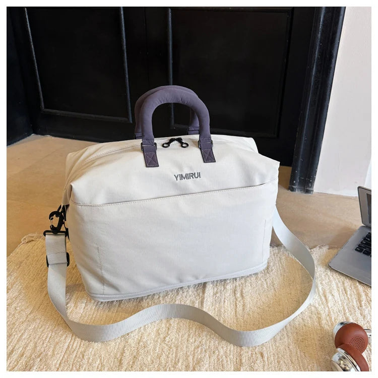 Weekender Travel Bag Water-Resistant Detachable Strap & Sturdy Handles