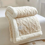 Weighted Blanket Sherpa Glass Bead Filling Machine Washable