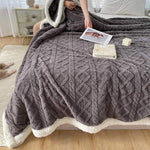 Weighted Blanket Sherpa Glass Bead Filling Machine Washable