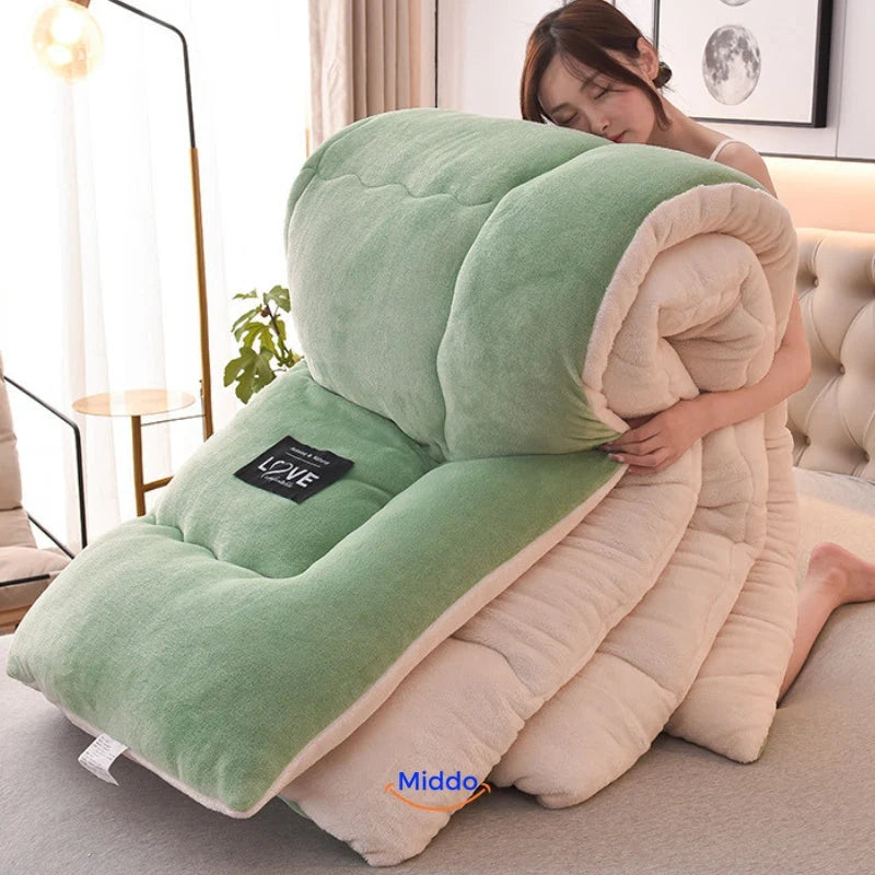 Weighted Blanket Velvet Cover Sheep’s Wool Filling