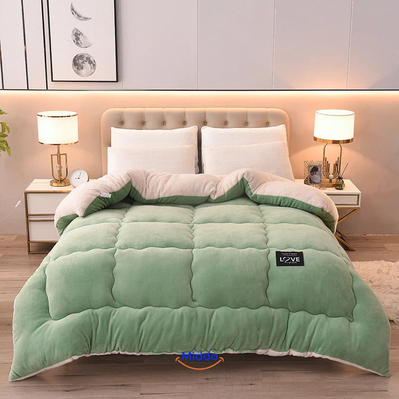 Weighted Blanket Velvet Cover Sheep’s Wool Filling