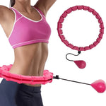 Weighted Hula Hoop Adjustable Sections & Auto-Spin Ball