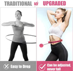Weighted Hula Hoop Adjustable Sections & Auto-Spin Ball