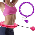 Weighted Hula Hoop Rotating Ball Magnetic Buckle & Adjustable Links